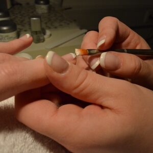 French luxury manicure application